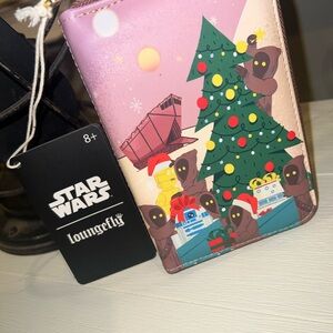Loungefly Disney Star Wars Festive Wallet NEW Big Size